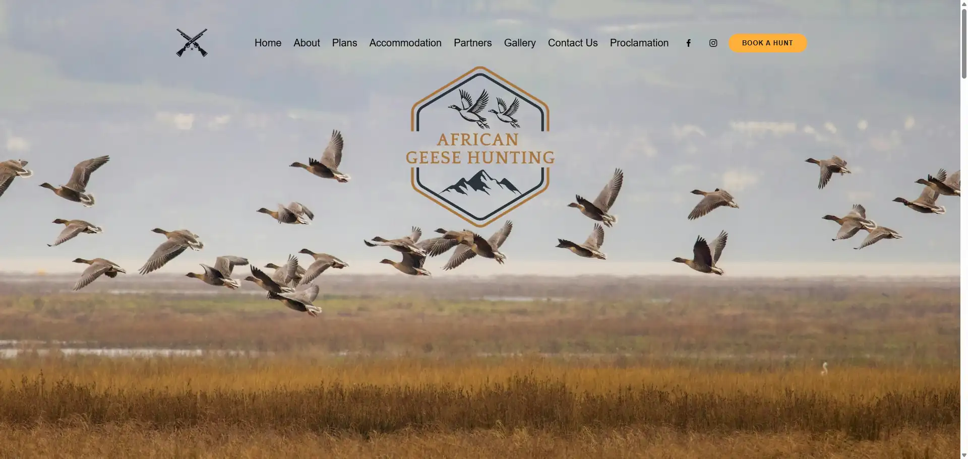 African Geese Hunting Website